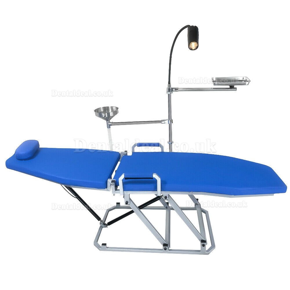 Greeloy Portable Folding Chair with LED Cold Light and Instrument Tray GU-P109 Kit